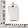 Anti-Tarnish 304 Stainless Steel Stamping Blank Tag Pendants STAS-G346-03P-3