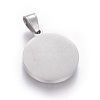 304 Stainless Steel Enamel Pendants STAS-E439-90Y-P-2