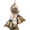 Iron Bell Pendant Decoration HJEW-JM02256-4