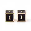 Rack Plating Brass Enamel Beads KK-B060-04G-01I-2
