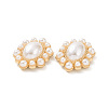 ABS Imitation Pearl Cabochons PALLOY-E026-08G-3