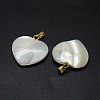 Shell Pendants SSHEL-E564-23A-G-2