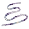 Gradient Color Natural Colorful Fluorite Beads Strands G-H071-A04-01-6