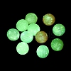 Imitation Jelly and Luminous Acrylic Beads JACR-Q057-06-4