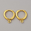 Brass Hoop Earring Findings LS-FIND-WH0110-802C-G-2