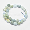 Natural Aquamarine Beads Strands G-F547-12-B-3