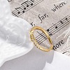 Brass Micro Pave Clear Cubic Zirconia Cuff Finger Rings RJEW-G337-22G-1