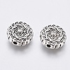 Tibetan Style Alloy Beads TIBEB-R022-AS-LF-2