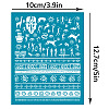 Silk Screen Printing Stencil DIY-WH0341-367-2