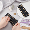 Cowhide Leather Lace-in Boot Zipper Inserts DIY-WH0499-06A-05-3