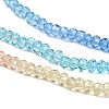 Transparent Painted Glass Beads Strands DGLA-A034-T2mm-A13-4