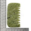 Natural Xiuyan Jade Massage Combs AJEW-K045-01B-3