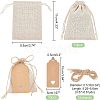  10Pcs Cotton Packing Pouches Drawstring Bags ABAG-NB0001-41B-6