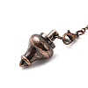 Brass Dowsing Pendulum Pendants KK-R142-01-3