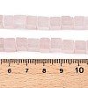 Natural Rose Quartz Beads Strands G-T139-6x6-05A-5