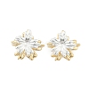 Brass Stud Earrings EJEW-P301-15-4