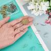 80Pcs 2 Colors 316 Surgical Stainless Steel Earring Hooks STAS-SC0005-66-5