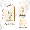 Wood Baby Closet Size Dividers AJEW-WH0352-013-2