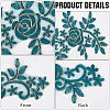 Flower Polyester Embroidery Lace Appliques DIY-WH20011-03B-6