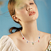 200Pcs 10 Styles Transparent Glass Charms GLAA-GA0001-67-6