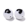 Two-Tone Acrylic Beads OACR-U003-02A-2