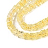 Crackle Transparent Glass Beads Strands GLAA-N062-4mm-08-4