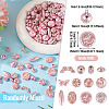 100G Pearlized Opaque Acrylic Beads OACR-TA0004-41A-4