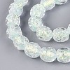 Handmade Foil Glass Beads Strands FOIL-Q002-05J-3