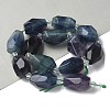 Natural Fluorite Beads Strands G-H095-A06-01-2