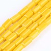 Opaque Glass Beads Strands EGLA-F123-3x6mm-NC02-1