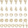 CHGCRAFT 30Pcs 5 Style304 Stainless Steel Pendant STAS-CA0001-69G-1