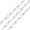 Tarnish Resistant 304 Stainless Steel Paperclip Chains CHS-F011-03B-P-2
