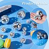 AHADERMAKER 60Pcs 3 Style Foam with Glass Disco Ball Decoration DIY-GA0006-22-3