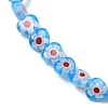 Handmade Millefiori Lampwork Beads Strands LAMP-G166-15G-3