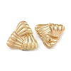 304 Stainless Steel Studs Earrings EJEW-K278-10A-G-2