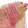 Transparent Painted Glass Beads Strands DGLA-A034-T2mm-A09-2