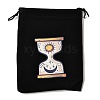 Rectangle Printed Velvet Cloth Packing Pouches ABAG-U006-03D-1
