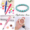 520Pcs Brass Rhinestone Spacer Beads RB-PA0001-07B-6
