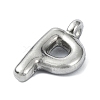 Anti-Tarnish 304 Stainless Steel Pendants STAS-U033-02P-P-2