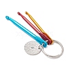 Aluminum Crochet Hooks Keychain KEYC-JKC01013-04-4