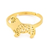 201 Stainless Steel Adjustable Ring for Women RJEW-D082-04A-2