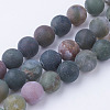 Natural Indian Agate Bead Strands G-G735-01F-10mm-1