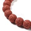 Natural Lava Rock Bead Strands G-L435-03-8mm-12-3