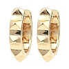 Brass Spike Hoop Earrings EJEW-I289-16KCG-1