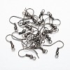 50Pcs Iron Earring Hooks IFIN-YW0001-35B-NF-1