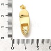 Rack Plating Brass with Cubic Zirconia Pendants KK-Z086-48G-3