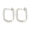 Brass Huggie Hoop Earrings EJEW-P189-01P-1