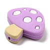 Mushroom Food Grade Eco-Friendly Silicone Focal Beads LS-SIL-Z005-01A-2