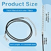 30Pcs 3 Colors Waxed Cotton Cord Necklace Making MAK-YW0001-27-3
