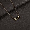316 Surgical Stainless Steel Word Angel Pendant Necklace for Men Women JN1044A-2